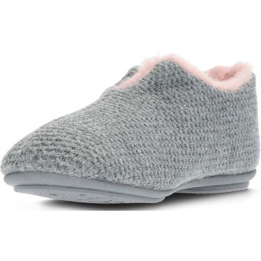 GARZON Chaussons femme Etna modèle 5821291 GRIS_OSC_MALVA