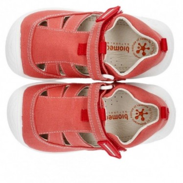 SANDALES TOILE BIOMECANIQUE 222186 ROJO