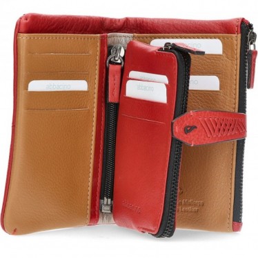 PORTEFEUILLE ABBACINO 71104 ROJO