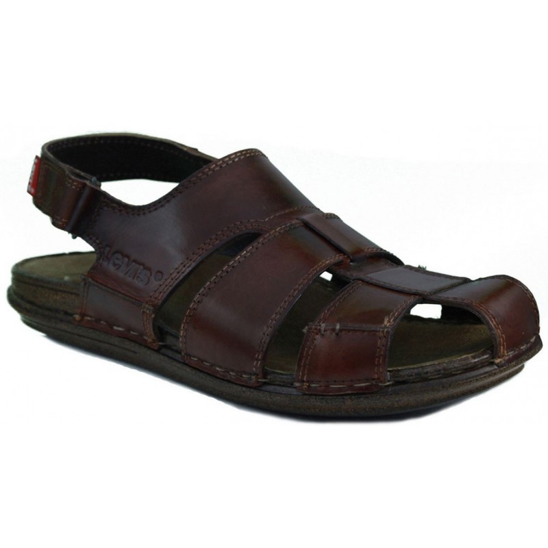 LEVI'S IMRAN SANDALIA CABALLERO color MARRON