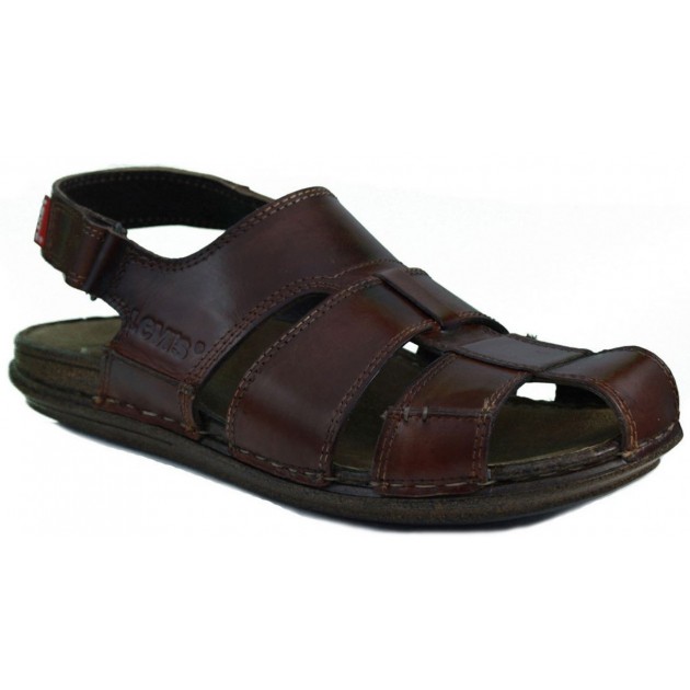 LEVI'S IMRAN SANDALIA CABALLERO color MARRON