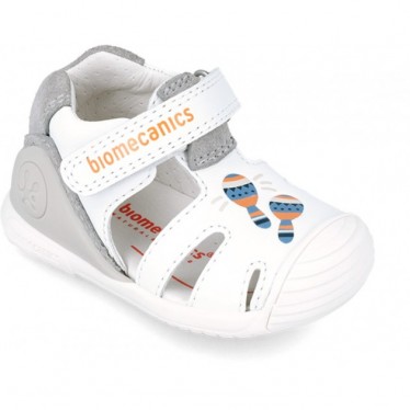 SANDALES MARACAS BIOMÉCANIQUE 242122 PREMIERS PAS BLANCO