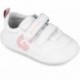 SNEAKERS EN CUIR GARVALÍN 242320-B BLANCO_ROSA