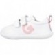 SNEAKERS EN CUIR GARVALÍN 242320-B BLANCO_ROSA