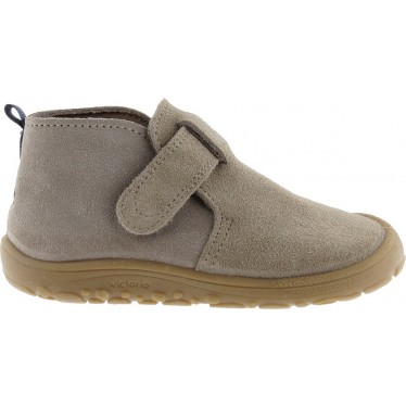 VICTORIA BOSCO BOTTES PIEDS NUS EN DAIM 1370102 TAUPE