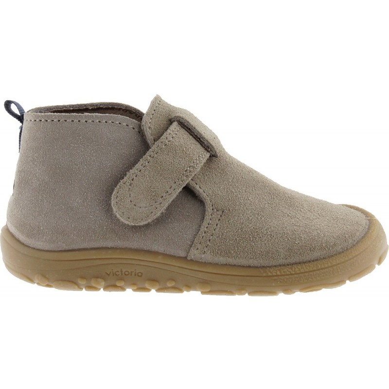 VICTORIA BOSCO BOTTES PIEDS NUS EN DAIM 1370102 TAUPE