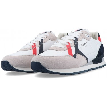 SPORTIVA PEPE JEANS BRIT ROAD M PMS40007 WHITE