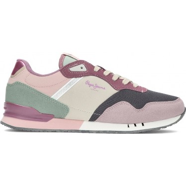 PEPE JEANS London Urbans baskets femme modèle pls40022 BLEACH_PINK