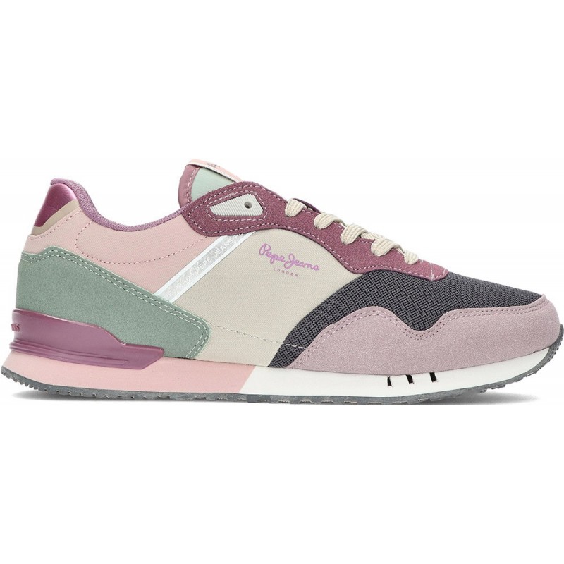PEPE JEANS London Urbans baskets femme modèle pls40022 BLEACH_PINK