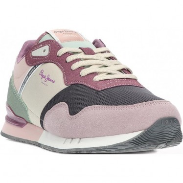 PEPE JEANS London Urbans baskets femme modèle pls40022 BLEACH_PINK