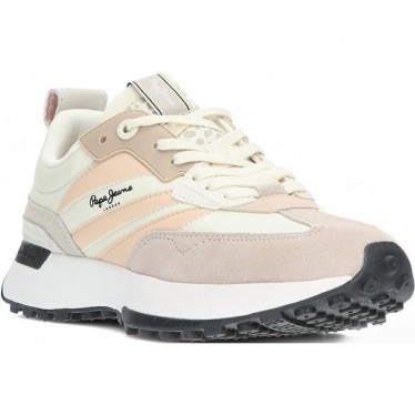 PEPE JEANS baskets femme Lucky Top pls60020 MOUSSE_WHITE