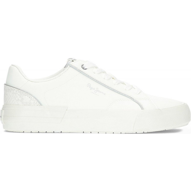 PEPE JEANS baskets femme allen twin pls31580 WHITE