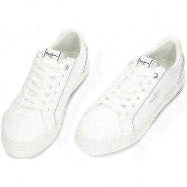 PEPE JEANS baskets femme allen twin pls31580 WHITE