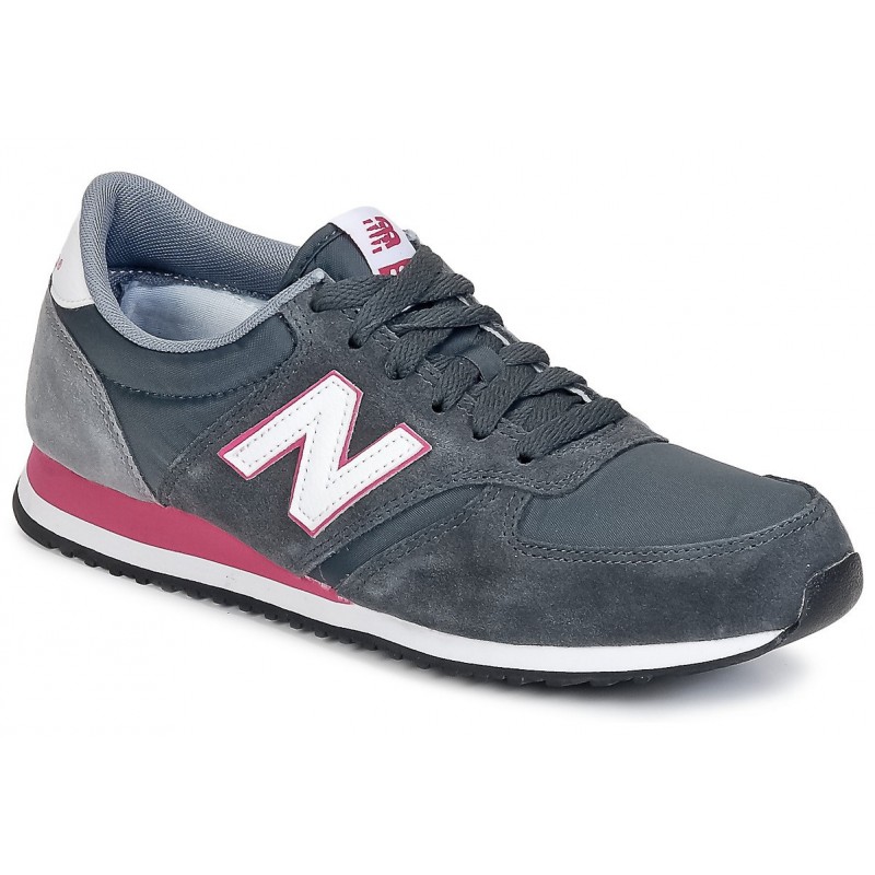NEW BALANCE U420 ROSA GRIS color GRIS