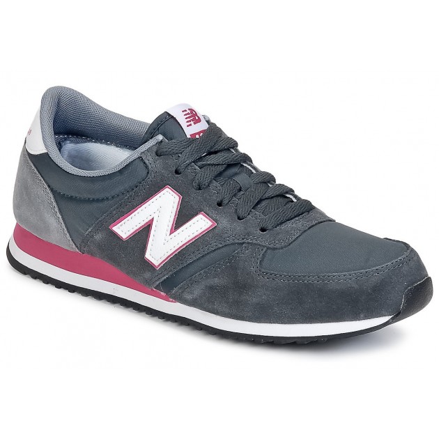 NEW BALANCE U420 ROSA GRIS color GRIS