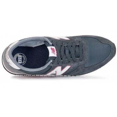 NEW BALANCE U420 ROSA GRIS color GRIS