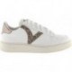 VICTORIA Madrid Baskets effet cuir Basket 1258254 PLATINO