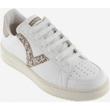 VICTORIA Madrid Baskets effet cuir Basket 1258254 PLATINO