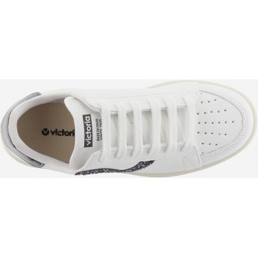 VICTORIA Madrid Baskets effet cuir Basket 1258254 ANTRACITA