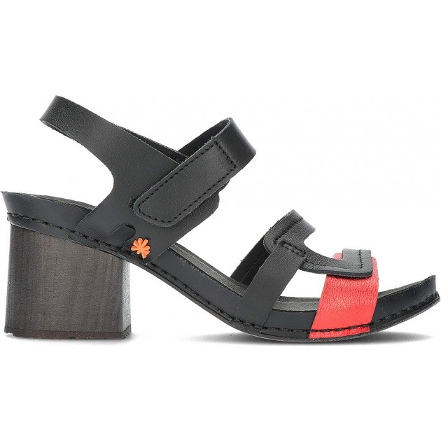 SANDALES D'ART 1875 BLACK_RED SANDALES D'ART 1875 BLACK_RED
