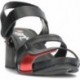SANDALES D'ART 1875 BLACK_RED