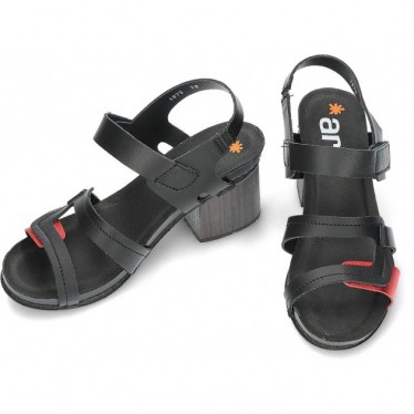 SANDALES D'ART 1875 BLACK_RED