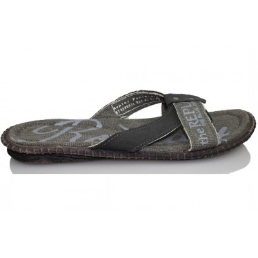 REPLAY SANDALIA CON DEDO PARA HOMBRE color NEGRO