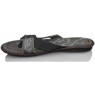 REPLAY SANDALIA CON DEDO PARA HOMBRE color NEGRO
