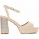 SANDALES MARIAMARE AVEC TALON DIAMANT 68341 NUDE