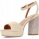 SANDALES MARIAMARE AVEC TALON DIAMANT 68341 NUDE