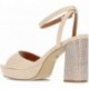 SANDALES MARIAMARE AVEC TALON DIAMANT 68341 NUDE