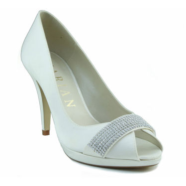 CHAUSSURE MARIAN POUR FEMME À TALON DE FÊTE BLANCO