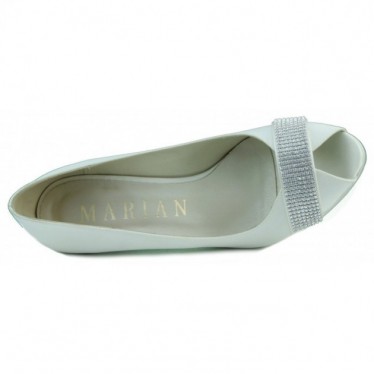CHAUSSURE MARIAN POUR FEMME À TALON DE FÊTE BLANCO