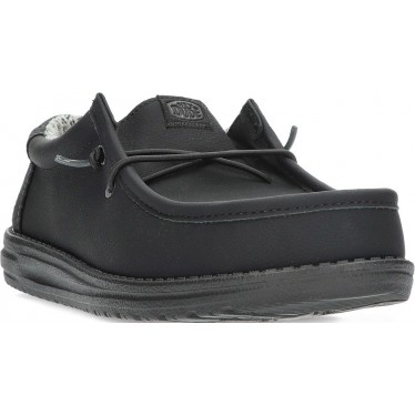 DUDE mocassins homme wally classique 41894 BLACK_CHARCOAL