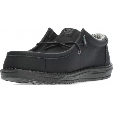 DUDE mocassins homme wally classique 41894 BLACK_CHARCOAL