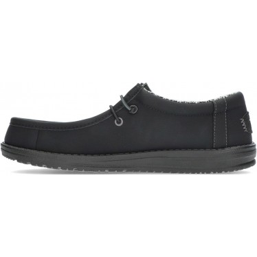 DUDE mocassins homme wally classique 41894 BLACK_CHARCOAL