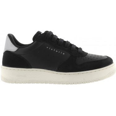 Baskets Victoria 1258255 Madrid en daim NEGRO