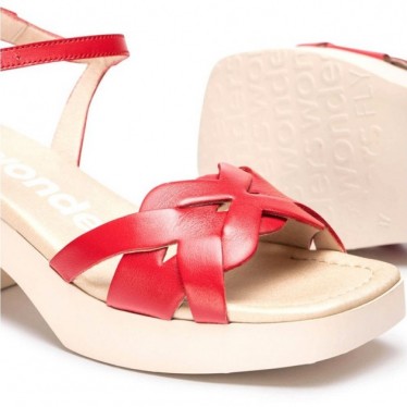 Wonders D-1011 Catalina Sandales ROJO