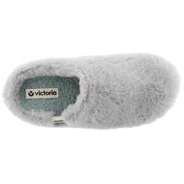 Pantoufles Victoria 1081119 Norte fourrure douce GRIS