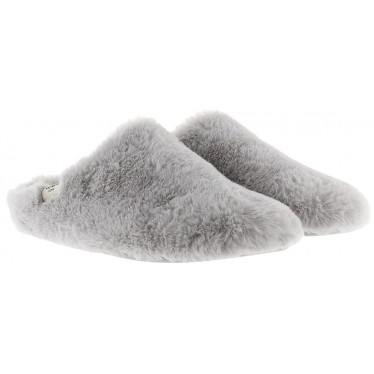 Pantoufles Victoria 1081119 Norte fourrure douce GRIS