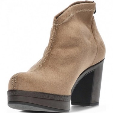 Bottines femme PEDRO MIRALLES 26500 daim stretch TAUPE
