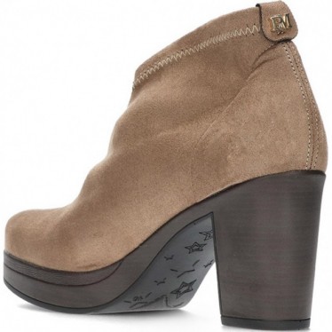 Bottines femme PEDRO MIRALLES 26500 daim stretch TAUPE
