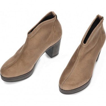 Bottines femme PEDRO MIRALLES 26500 daim stretch TAUPE