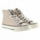Victoria Sneaker 1057106 Tribu Métal Brillant PLATINO