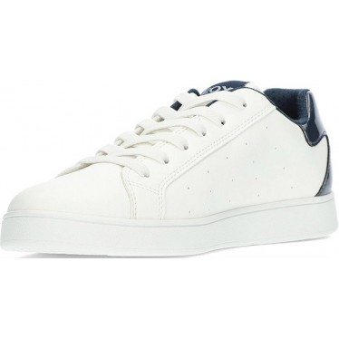 Baskets enfant GEOX j46lsa eclyper WHITE_NAVY
