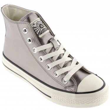 Victoria Sneaker 1057106 Tribu Métal Brillant PLATA