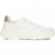 Baskets femme GEOX d45nhb nébuleuse BLANCO