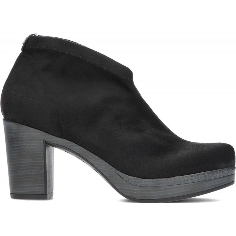 Bottines femme PEDRO MIRALLES 26500 daim stretch NEGRO