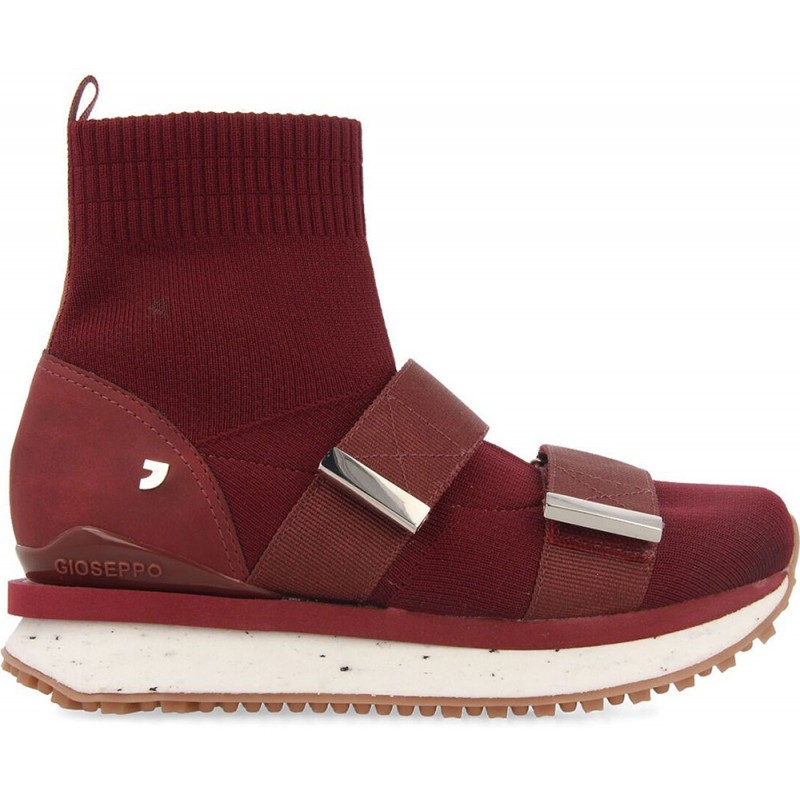 Gioseppo 67734 Baskets de type chaussette Elva BURDEOS
