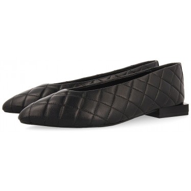 Gioseppo 64518 Ballerine en cuir rembourrée Sigdal NEGRO